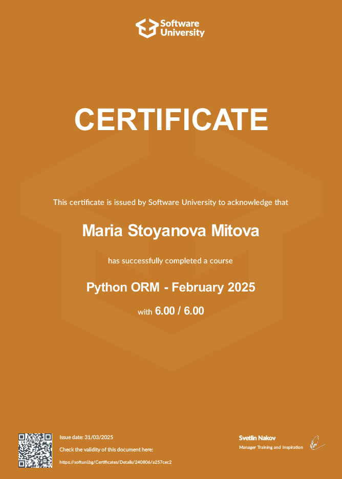 python-orm-cert